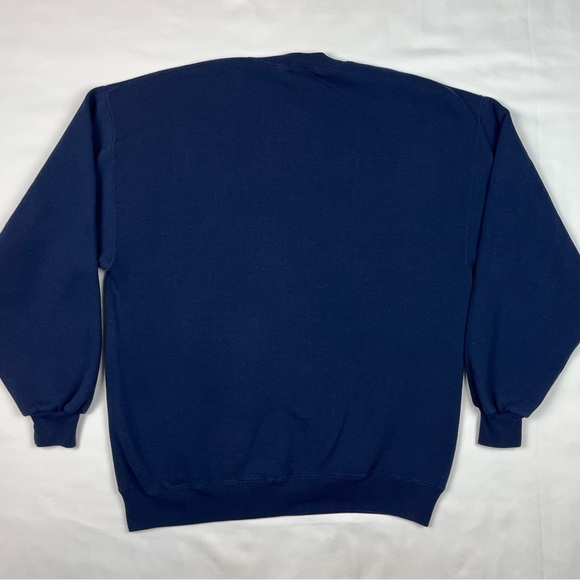 Vtg Tom Brady New England Patriots Mens Crewneck Sweatshirt Large Y2K Map C2 - Picture 2 of 8